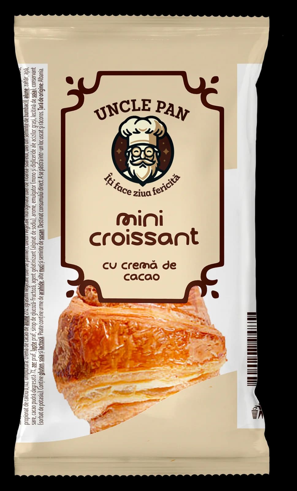 Mini croissant cu cremă de cacao — Uncle Pan