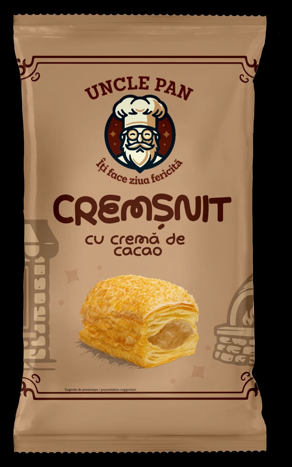 Cremșnit cu cremă de cacao — Uncle Pan